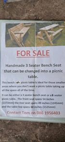 Picnic table garden furniture