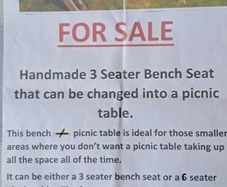 Picnic table garden furniture