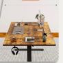 Height-Adjustable Electric Desk, 140x80 cm Image 9
