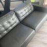 Faux leather sofa Image 2