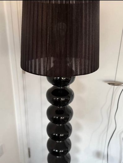 Black Floor Lamp and Table lamp matching Claire Ross inspired
