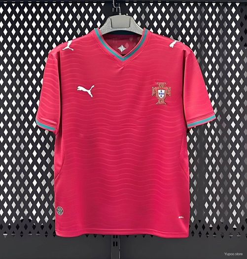 Portugal home soccer jersey