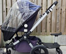 Bugaboo Cameleon 3rd Gen Classic Navy Travel System Single Seat Stroller +Extras