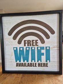 LED lightup WiFi sign