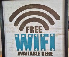 LED lightup WiFi sign