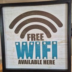 LED lightup WiFi sign