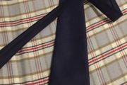 Dark blue tie
