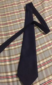 Dark blue tie