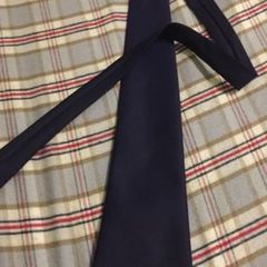 Dark blue tie