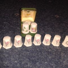 Donegal bone china thimble collection