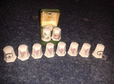 Donegal bone china thimble collection