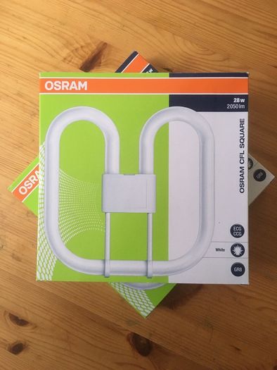 NEW Osram 28W 2D 2-Pin Square Light Bulb