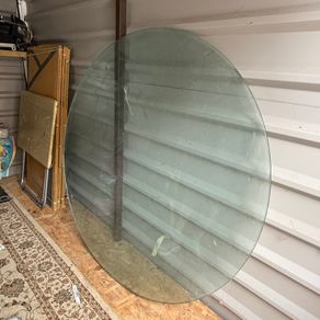 Glass top table