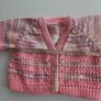 New childs pink short cardigan Image 6