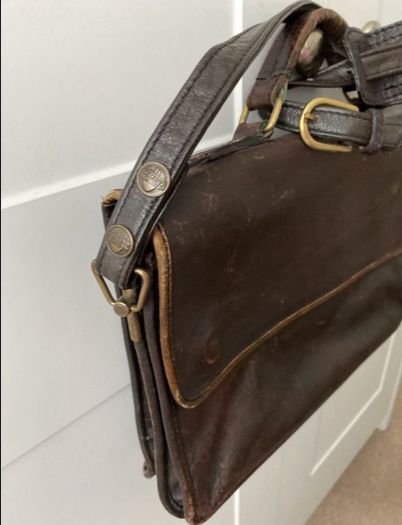 Vintage Brief Case Leather Vintage Style
