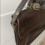 Vintage Brief Case Leather Vintage Style Image 6