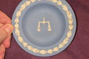 1995 Wedgewood Blue Jasper Libra plate