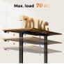 Height-Adjustable Electric Desk, 120x80 cm Sit-Stand Office Desk Image 6