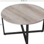 New Round Greige Coffee Table - FREE P&P Image 5