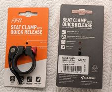 RFR (CUBE) seatpost clamp, alloy, 31.8mm, QR