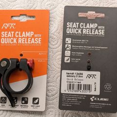 RFR (CUBE) seatpost clamp, alloy, 31.8mm, QR