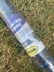 Black Ground Cover/Control Fabric 15m Sheet