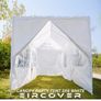 Gazebo Canopy  Party Tent  3m x 6m White Image 3
