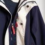 Musto Performance Blue Navy White Windbreaker Sailing Jacket Size S Image 3