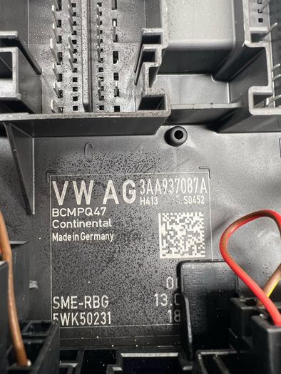 Volkswagen Passat B7 2012 Bcm Body Control Module 3aa937087a A2l11b6s
