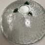 Large Swedish tinted green glass textured  bowl Image 4