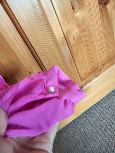 Bnwt Zara Pink Frilled Blouse Xs