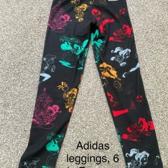 Girls adidas leggings, 6 to 7