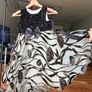 Girls Elegant Black Sequin Velvet Party Dress Image 6