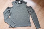 "New look" Occasional black/green Top. Age 14-15