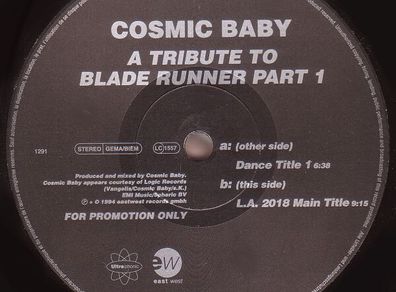Cosmic Baby A Tribute To Bladerunner