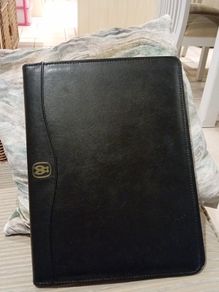 Black Faux Leather Organizer