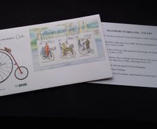 Ireland Stamps : Transport In Ireland Series " Cycles " Mini Sheet , First Day Cover - 1991