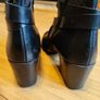 Clarks Black Leather Ankle Boots Size 7 Image 3