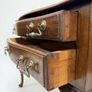 Early 20th Century Bow Fronted Side Table with Gallery Image 4