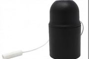 Black E27 Lampholder 10 Pieces