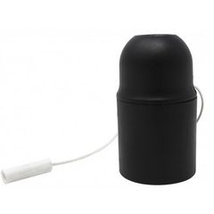 Black E27 Lampholder 10 Pieces