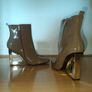 River Island - Beige Faux Leather High Heels Image 5