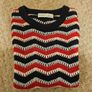 Retro style sleeveless knit top, 100% cotton size L(UK12) Image 8
