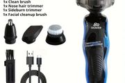 4 In 1 Mens Electric Shaver Razor Wet Dry Usb Charging Rotary Cordless Rotary Shaver Grooming Kit