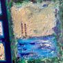 Original Abstract Painting Matisse Style meets Poolbeg Chimneys Inspired Painting Original Art Painting Irish Abstract ArtSeascape Dublin Image 5