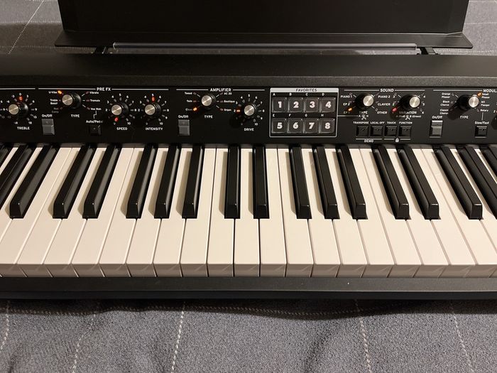 Korg SV2 73 key stage keyboard with music stand