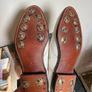 Vintage Footjoy classic golf shoes mens in cream leather Image 5