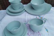 woods ware Iris, Woodsware, utility ware, vintage tea set