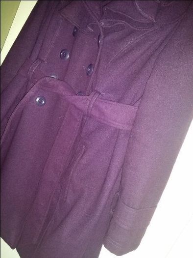 Purple coat by New Look size UK20 EUR48