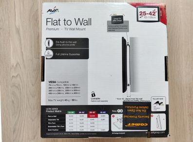 TV Wall Bracket - Flat Mount